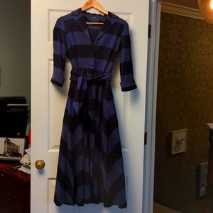 J Peterman Flannel Shirtdress size 2